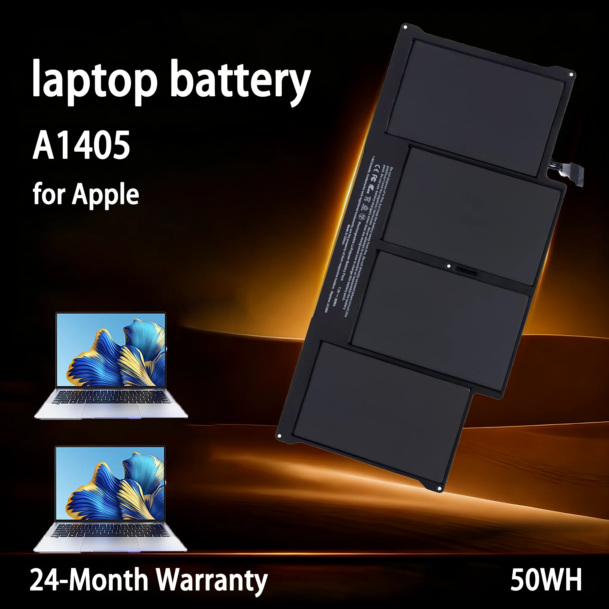 

Аккумулятор для ноутбука AUSSY A1405 для Apple MacBook Air 13 дюймов A1466 A1369 A1377 A1496 2013 2014 2015 2017 MD760LL/A MD761CH/A 50WH