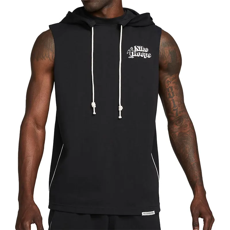 هوديي بدون أكمام لكرة السلة DRI-FIT للرجال من Nike DH7442-010