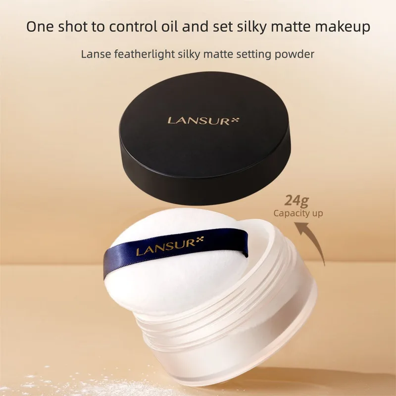

Lanser Mini Loose Powder Setting 24. Lanser's New Mini Version Of Long-lasting And Non-fading Honey Powder Contouring