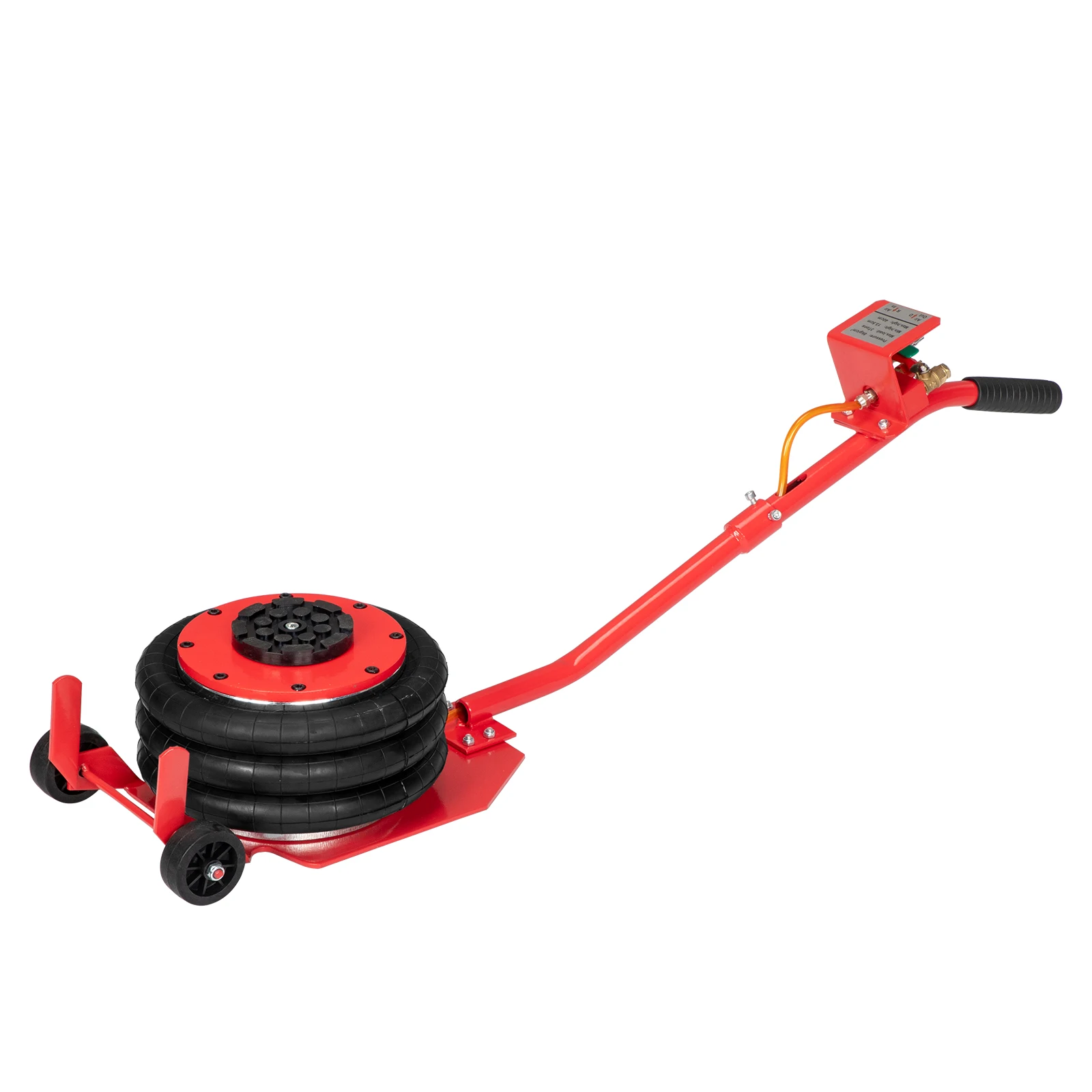 3T Round Handle  AirBag Jack Red