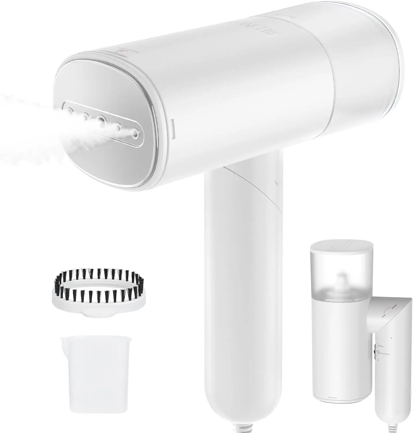 Handheld Steamer for Clothes, 1200W Foldable Travel Steamer, 20 Sec Preheat Garments Wrinkle Remover, 120V Portable Hand Iron wi