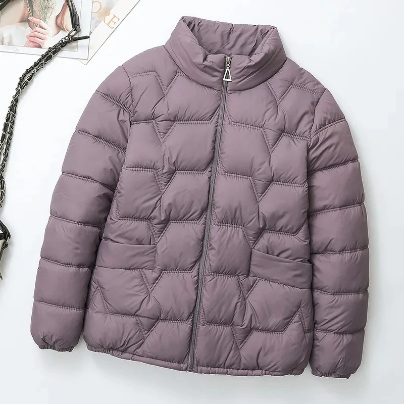 

New Ladies Down Cotton Jacket 2025 Winter Comfortable Keep Warm Female Coat Elegant Version Women Cotton Padded Outerwear