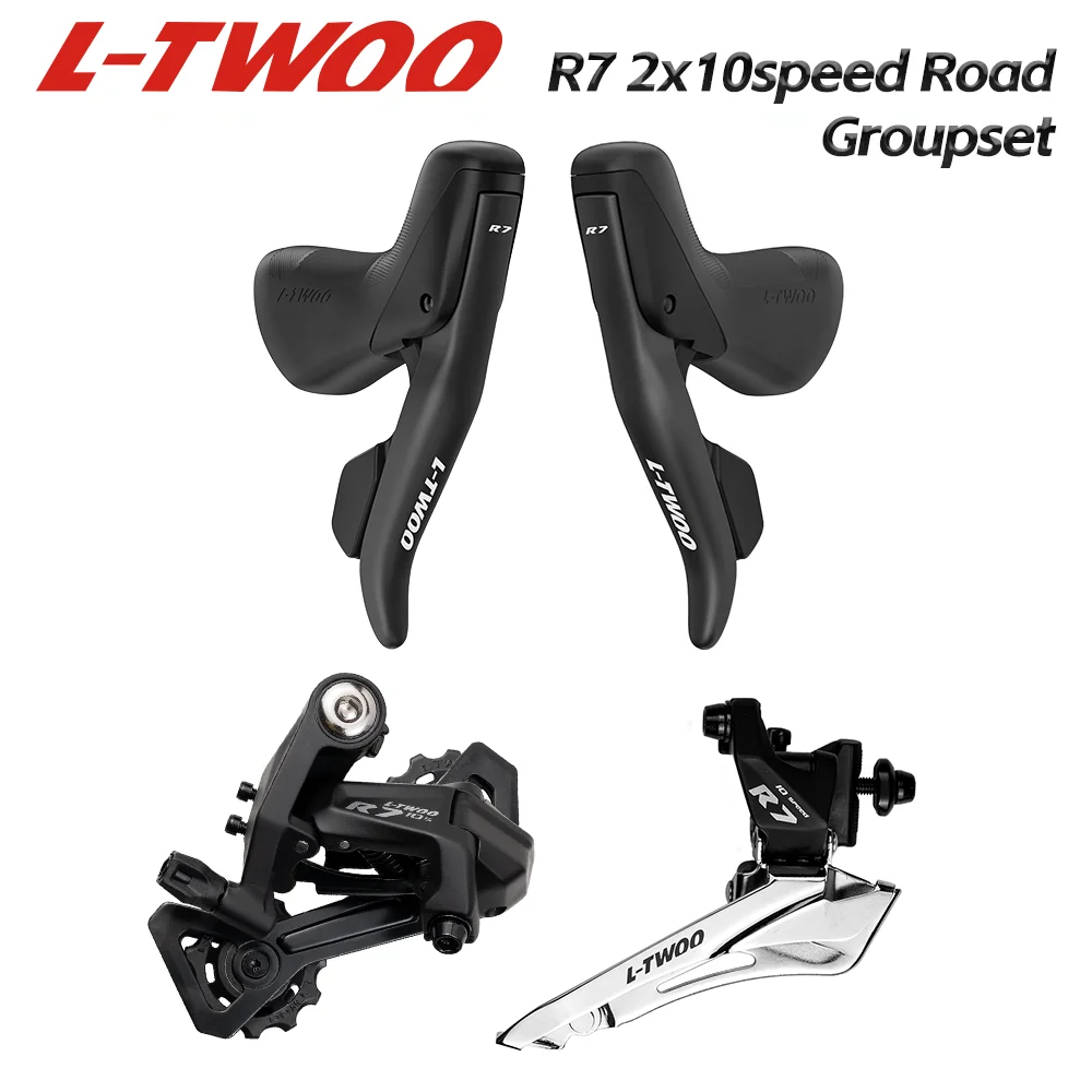 

LTWOO R7 2x1 0 скорости, 20s дорожный групповой набор, переключатель передач + задние переключатели + передние Переключатели 4700, R3000
