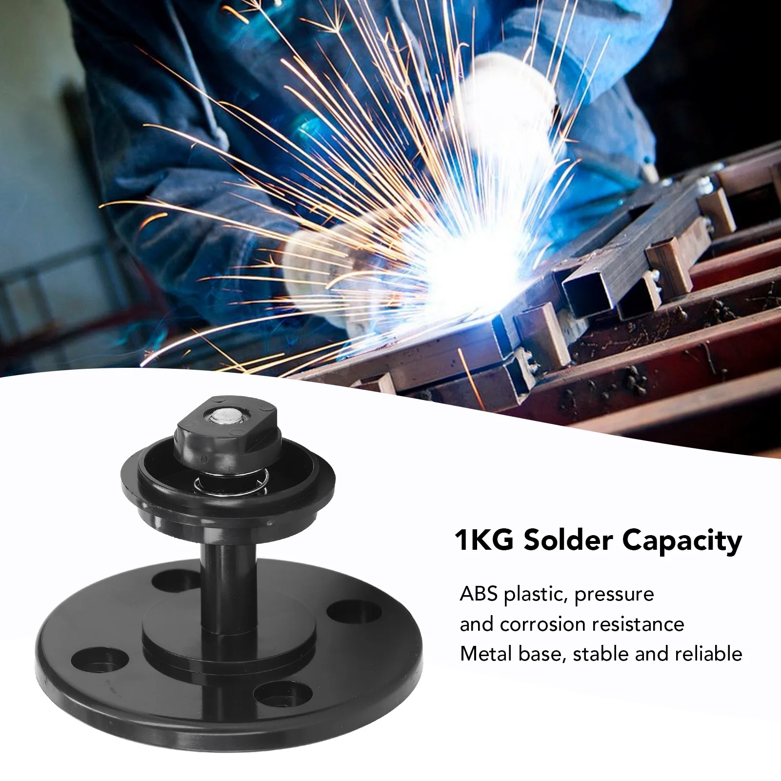 

1PC 1KG Solder Dispenser Reel Stand ABS Plastic Adjustable Soldering Spool Holder for Gas Shielded Welding