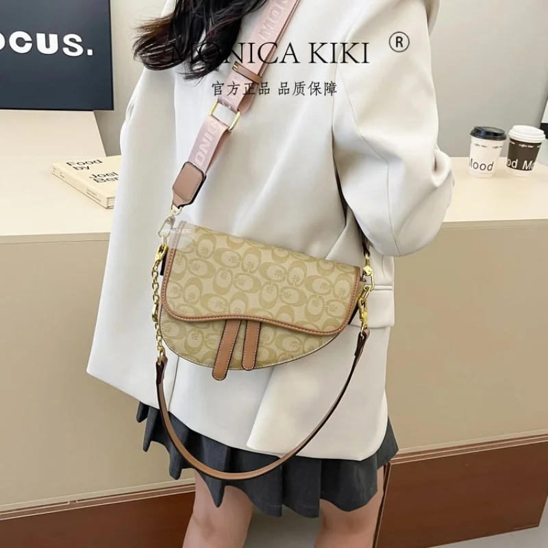 

2025 Новая высококачественная женская кожаная сумка через плечо, роскошный бренд, известный дизайнер, элегантный простой париж ​