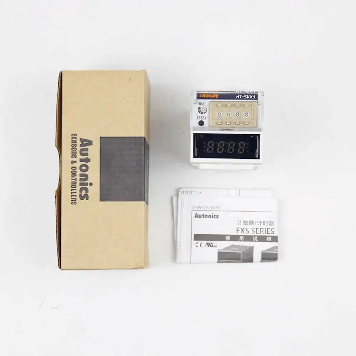 

FX4S-1P4 Counter & Timer, 1/16 DIN, 4-Digit, LED, 1 Preset, Relay & NPN Output, 100-240 VAC 50/60 Hz