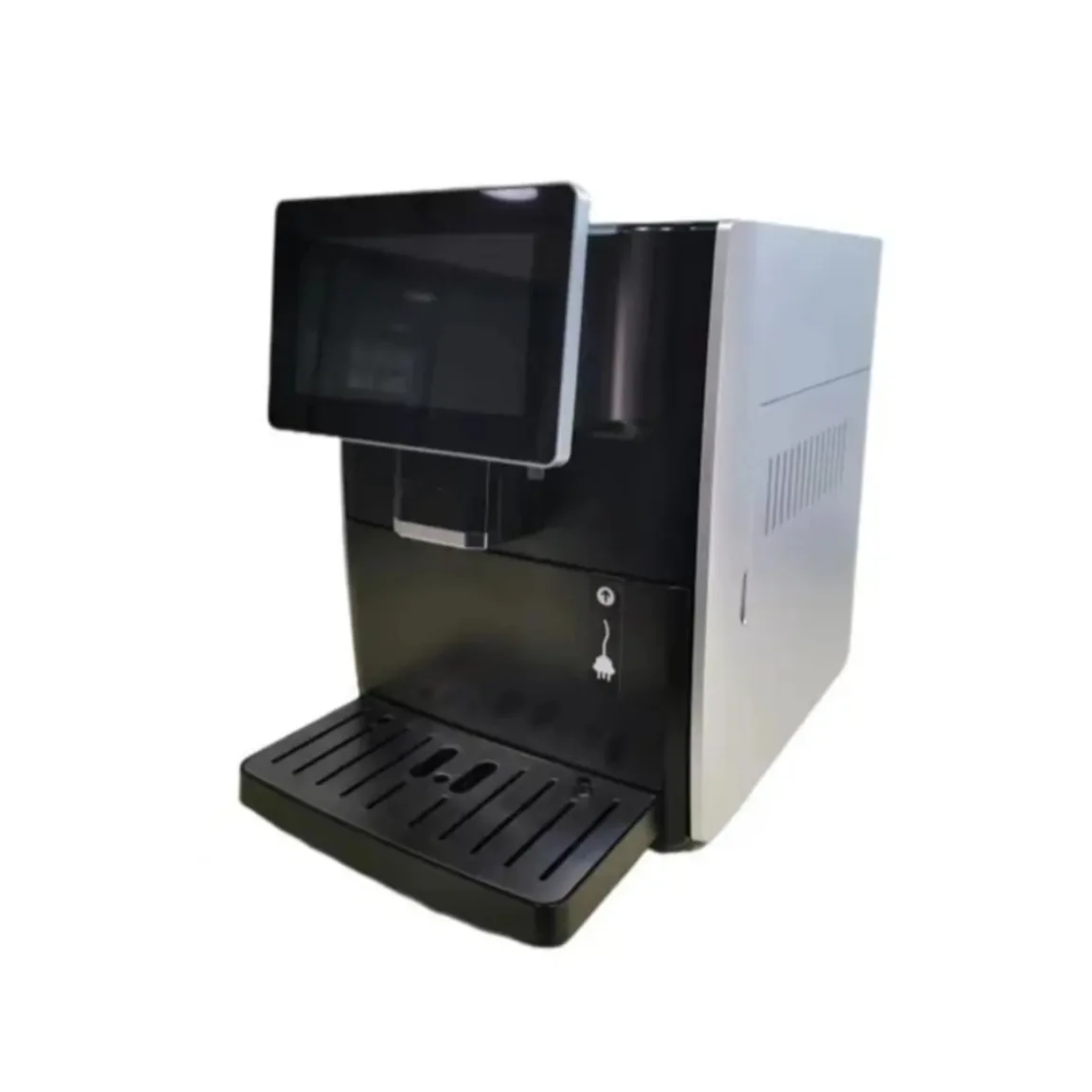 

Fully automatic, touch screen, espresso machine, integrated grinding