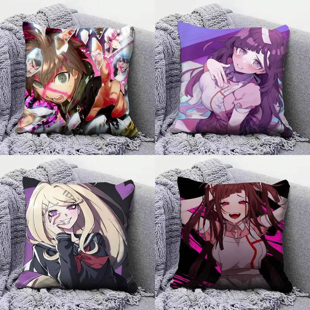 

Danganronpa Game Anime Home Sofa Cushion Covers and Aecorative Custom Pillow Covers