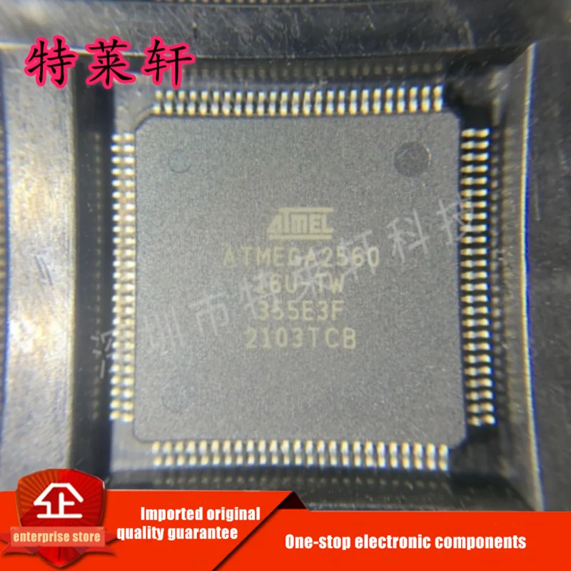 Microcontrolador Original Chip IC, ATMEGA2560-16AU ATMEGA2560 ATMEGA1280 TQFP100, Novo