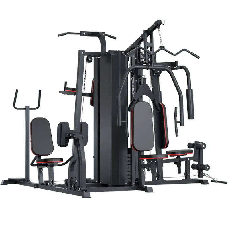 

Commercial fitness equipment Household set Combination gym Large strength comprehensive training equipment Five-person station