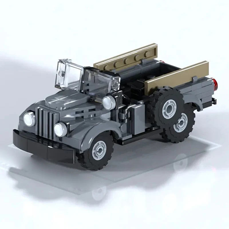 GAZ-69 Light Off-Road Vehicle Model MOC Building Bricks War Equipment Modular Technology Gift Holiday Assemble Children Toy Suit