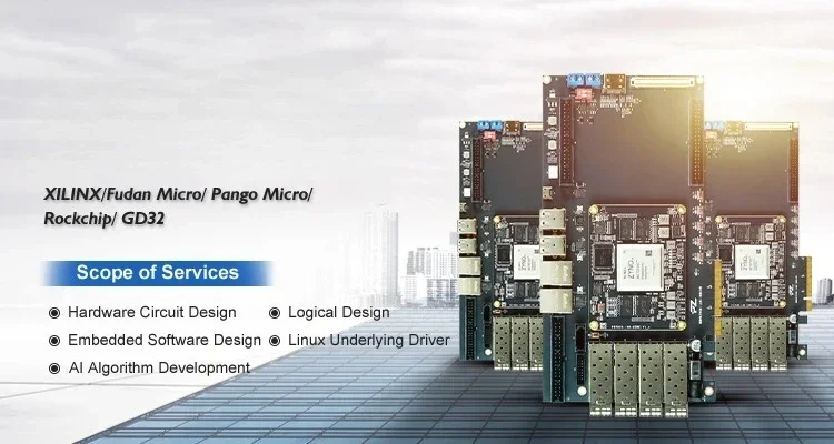 Scheda di avviamento FPGA Alinx VD100 con kit scheda di sviluppo AMD Versal AI Edge VE2302 e Xilinx