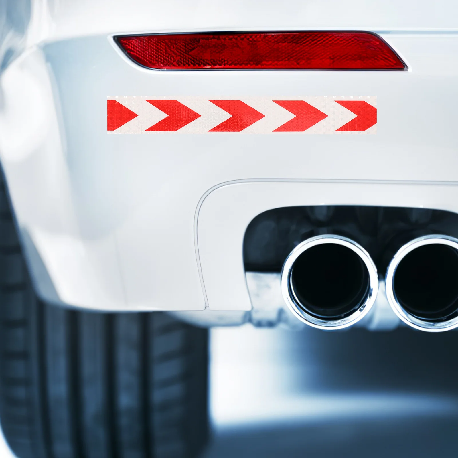 Sicherheitsreflektierendes Klebeband, fluoreszierender Warnstreifen, hohe Sichtbarkeit, Nachtfahrten, wasserdicht, selbstklebend, Notfallsituationskontur