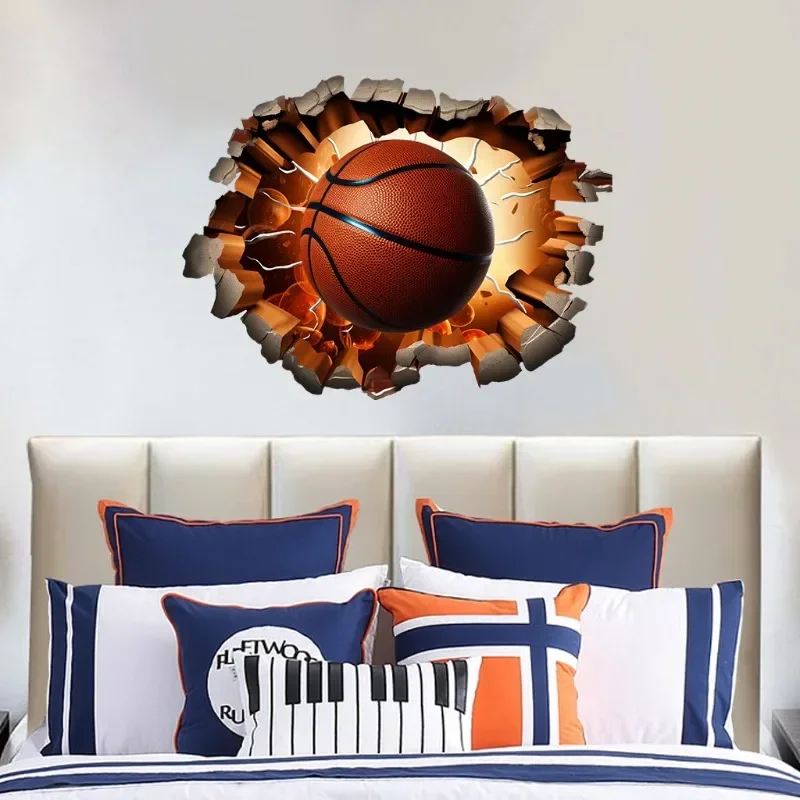 Super Wrist Breaking Wall Ball Sports Wall Stickers Children's Room Bedroom Decoration Stickers
