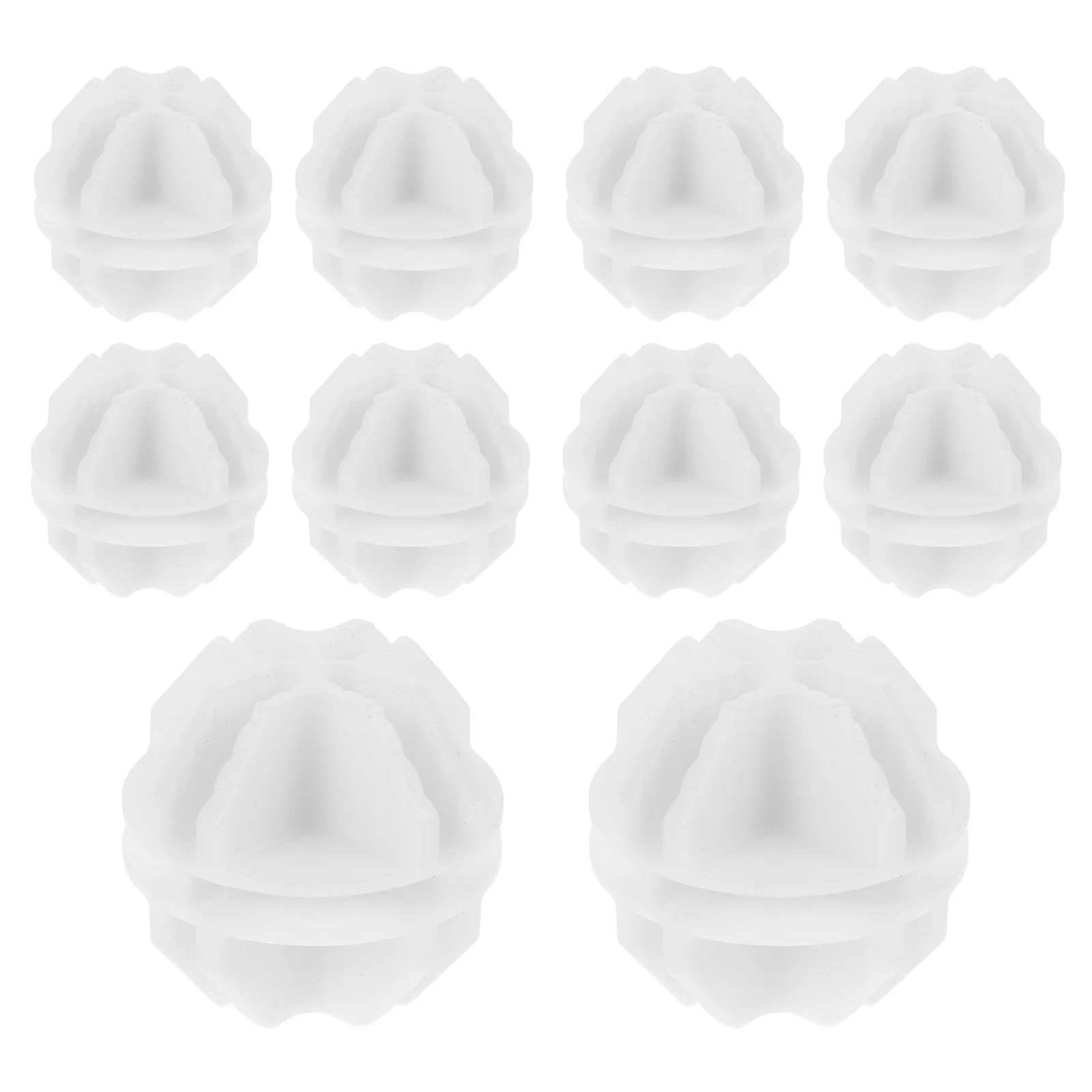 

10pcs Ball White Buckle Closet Organizer Accessories Grid Cube Fixed Clip Shelves Wire Grid Shelf Connectors Shoe Rack