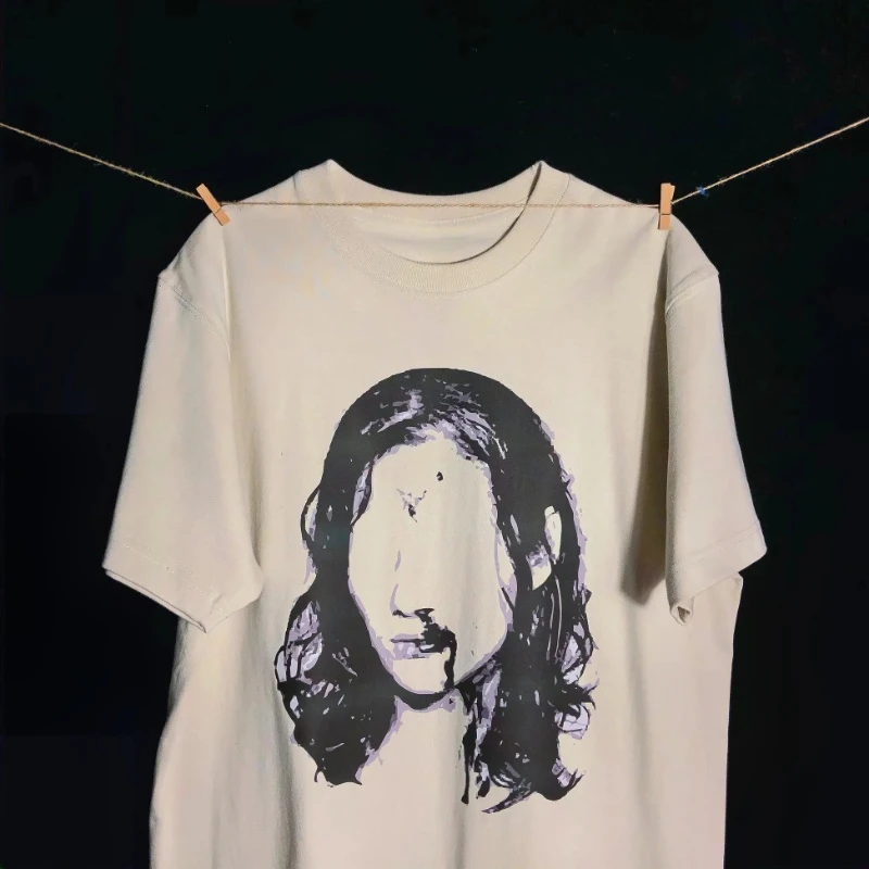 

2026 Hot Selling Summer 100%cotton men's shirt Y2k graphics hip-hop short sleeve oversized Women's Short Sleeved T-shirt Y2K Top