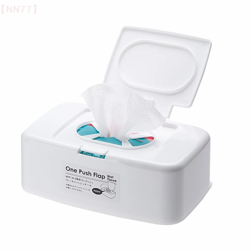 Dry Wet Tissue Box Wipes Storage Case Napkin Dispenser Baby Wipes Napkin Storage Box Holder Container Tissue Holder