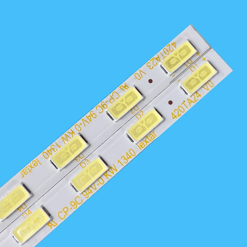 Strip lampu latar LED 465mm untuk 36 lampu DHL42-S200 M42SD 74.42t28. AWG4259SF-E16E 420TA23 420TA24 V0