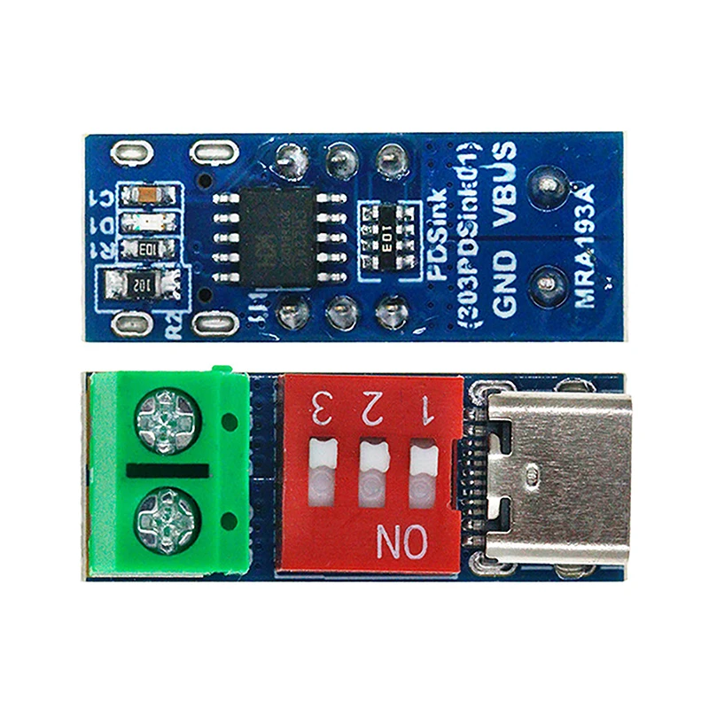 5-20V Pd Snel Opladen Testbord Verstelbare Pd Trigger Board Module Usb Type-C 100W Spanning Connetor Voeding Accessoires