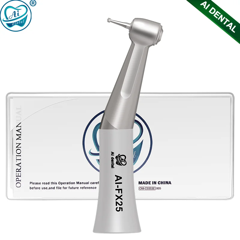 AI-FX25 contra angle push chuck handpiece 1:1 cartridge & middle shaft dental tooth material spare parts