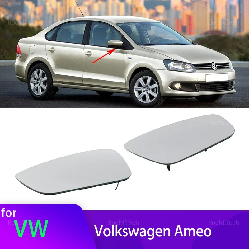 

High Quality Car Left or Right Driver or Passenger Door Side Heated Wing Mirror Glass Rearview Plate for Volkswagen VW Ameo