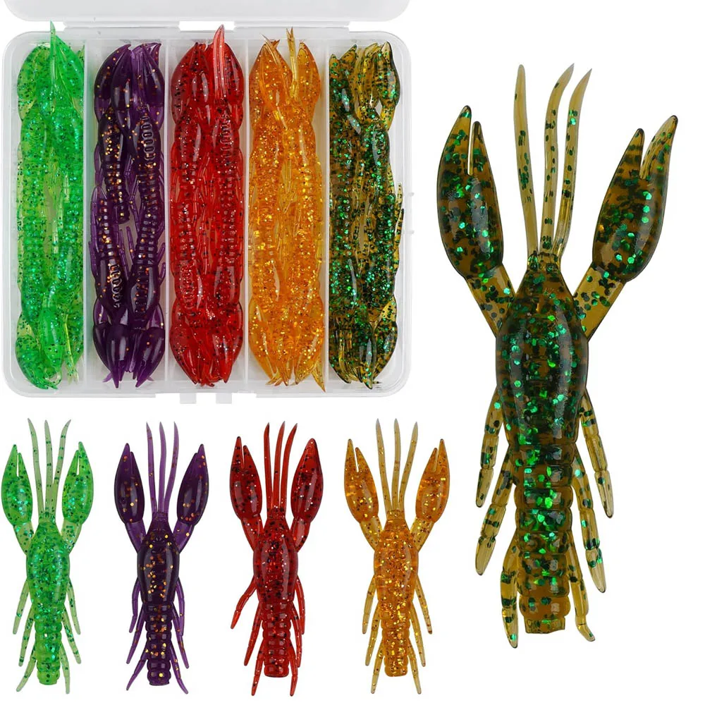 

20 шт., рыболовные приманки для ловли окуня и форели