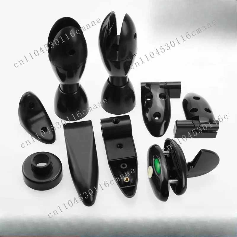 Public bathroom partition accessories, toilet thickened nylon plastic kits, indicator door , support feet, hinge sets