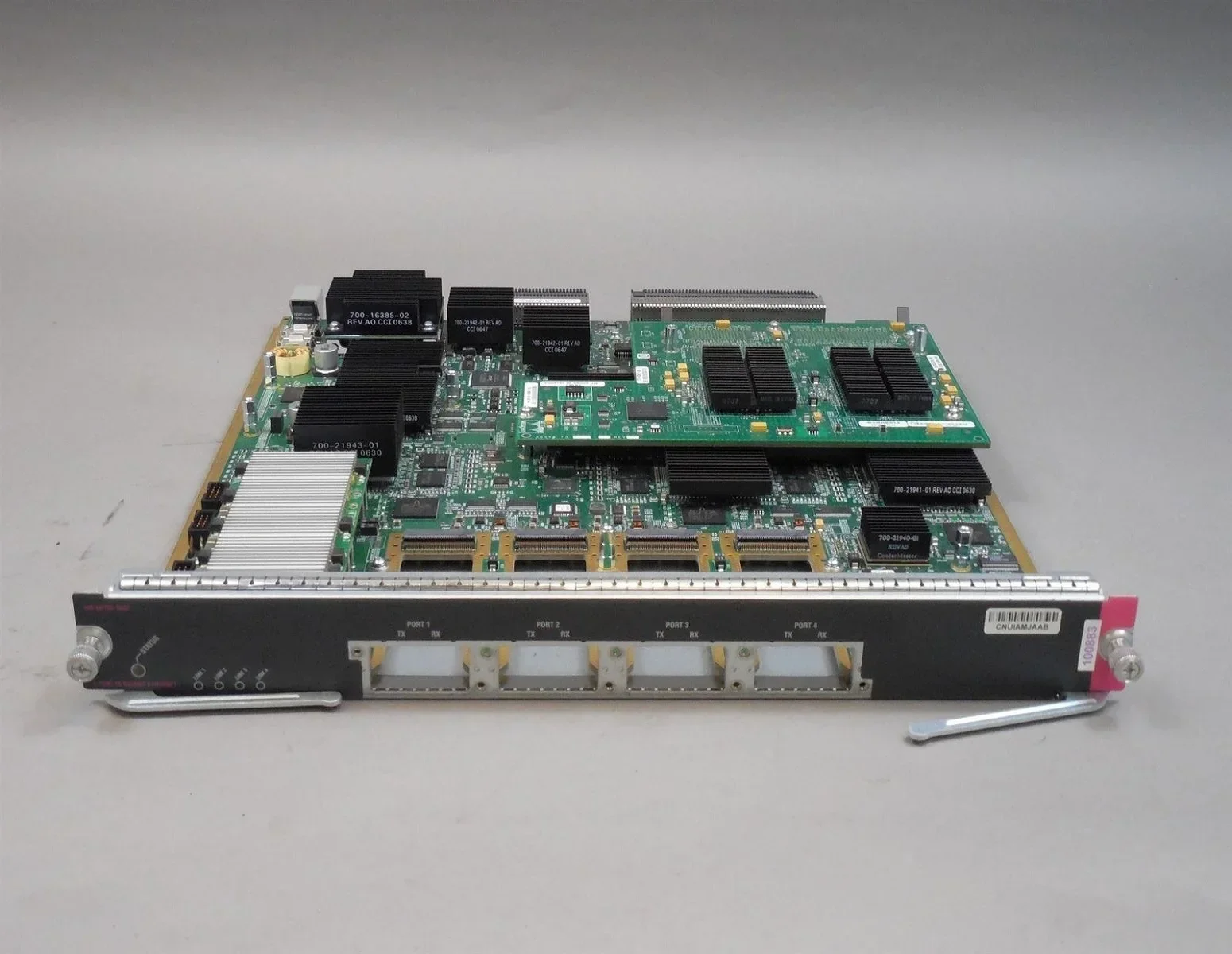 WS-X6704-10GE technique de commutation Ethernet 10G à 4 ports de la série 6700