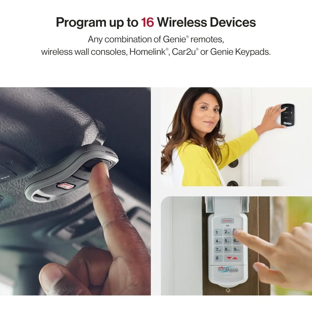 2055-LED Essentials فتاحة باب المرآب، تتضمن لمبات LED، فتاحة باب المرآب ذات محرك حزام فائق الهدوء شحن سريع