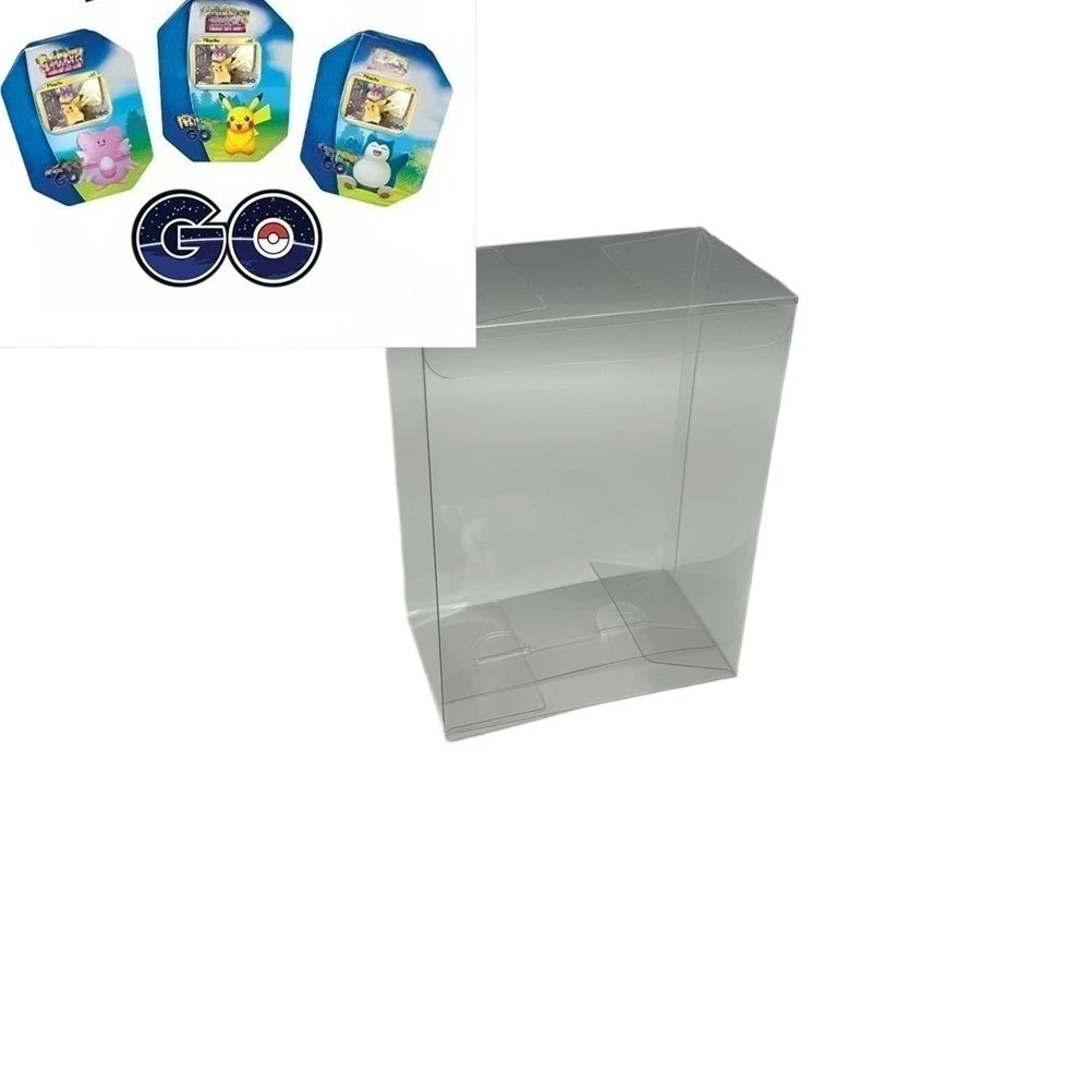 Clear Acrylic Display Case Compatible With SS10.5 US Version TCG Metal Box Dust-Proof Anti-Scratch PET Protective Storage Box