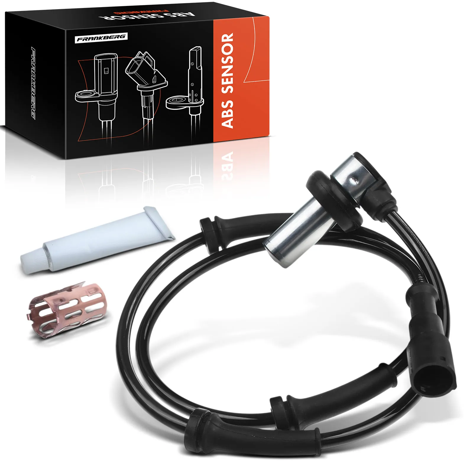 Frankberg 1x ABS Sensor Vooras Links Rechts voor Audi A8 4D2 4D8 2.5L 2.8L 3.7L 4.2L 1994-2002 4D0927803 ALS2502