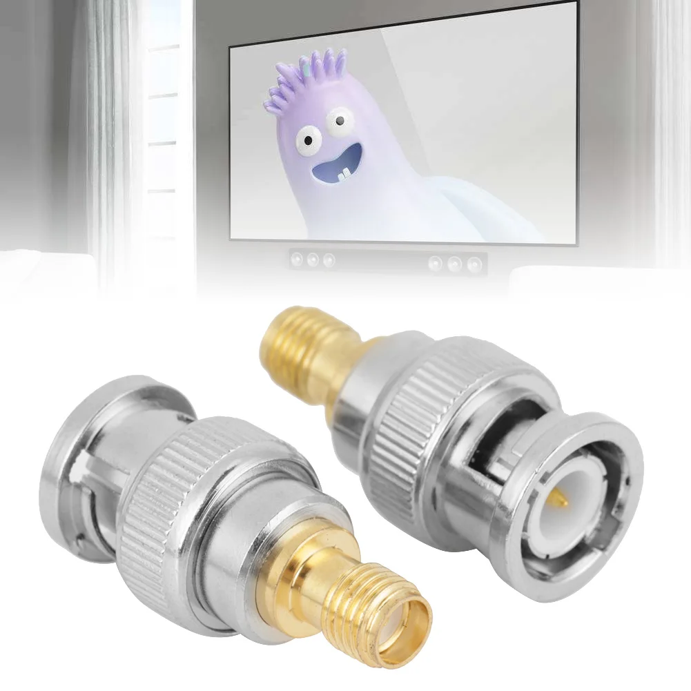 موصل محوري BNC ذكر إلى SMA أنثى نوع RF موصل محول محوري اختبار محول SMA محول BNC إلى SMA محول