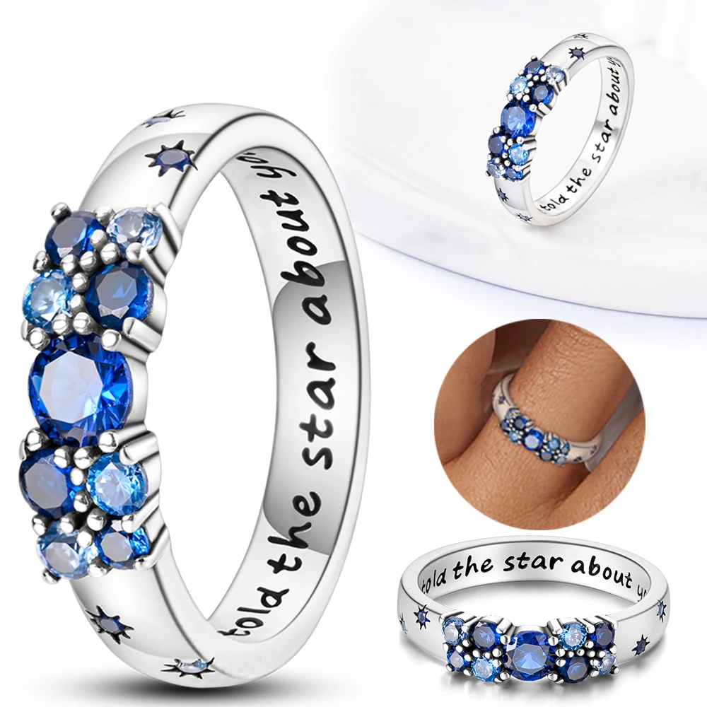 New Sterling Silver 925 Ring Stackable Infinite Heart Daisy Flower for Women Original Silver 925 Rings Brand Jewelry Gift Hot - Image 3