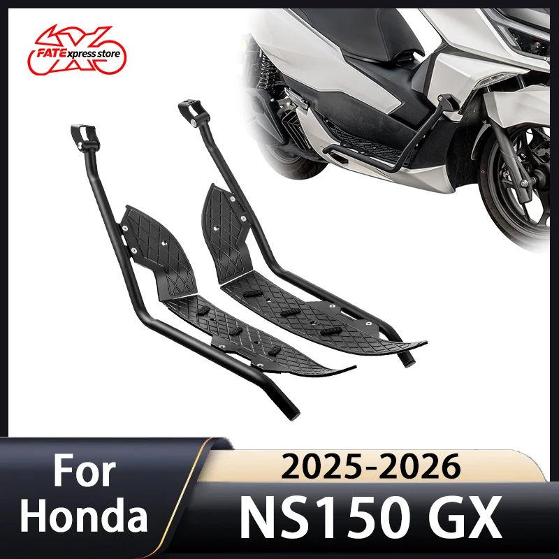 

For Honda NS150GX ns 150gx 2025-2026 Lower Crash Bar Engine Guard Motorcycle Footrest Pedal Extension