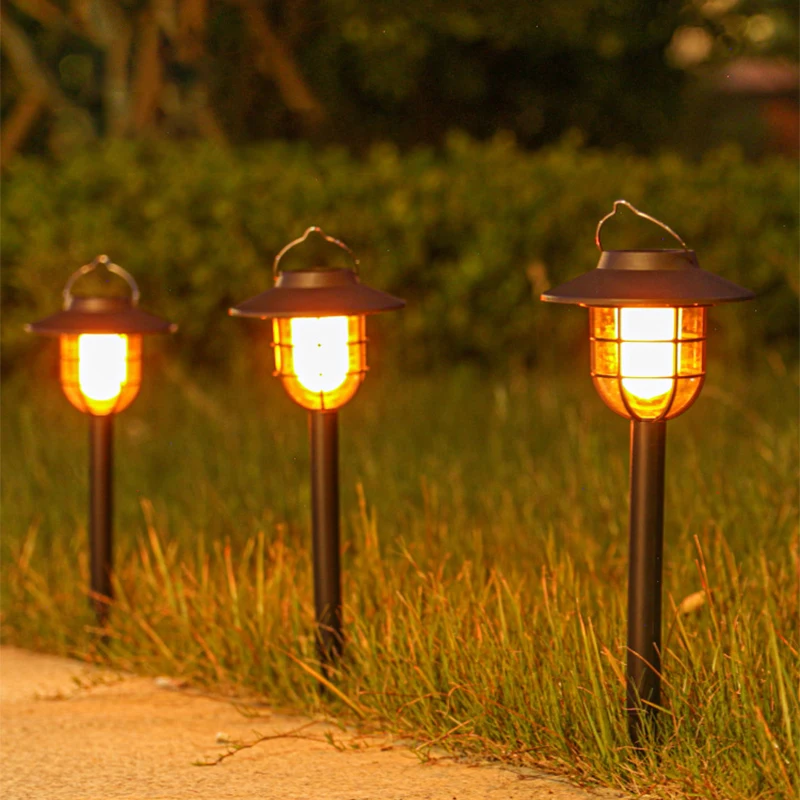 LED Solar Light Garden Decor Outdoor Waterproof Solar Powered Lamp Yard Lawn Landscape Path Fence Balcony Sunlight Flame Lights