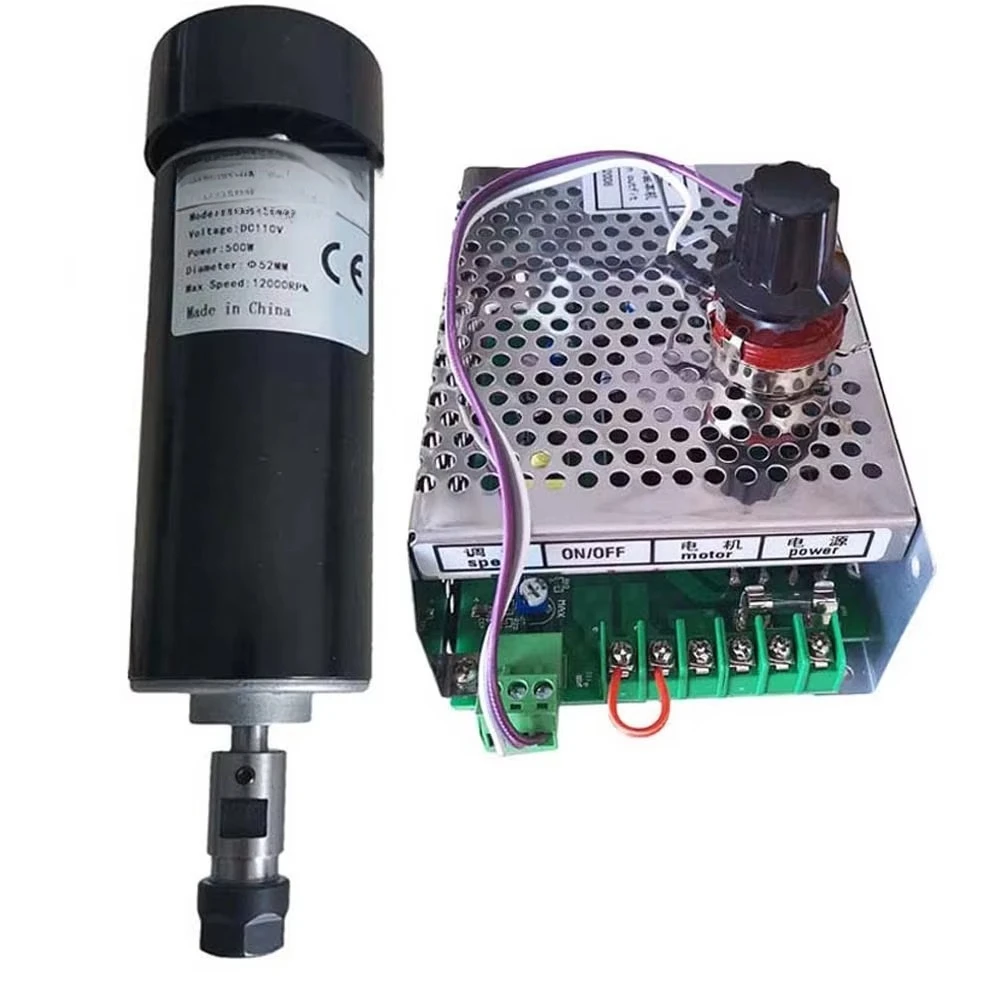 

numerical control spindle motor kit chuck numerical control 500W spindle motor power supply printed circuit board engraving