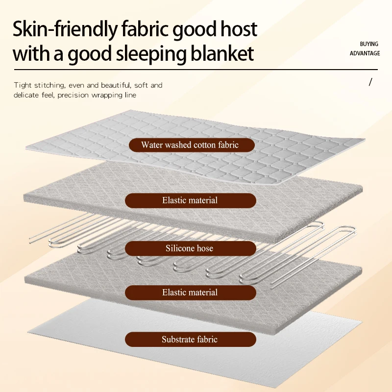 Electric blanket plus-sized intelligent water circulation constant temperature water heater mattress automatic power off