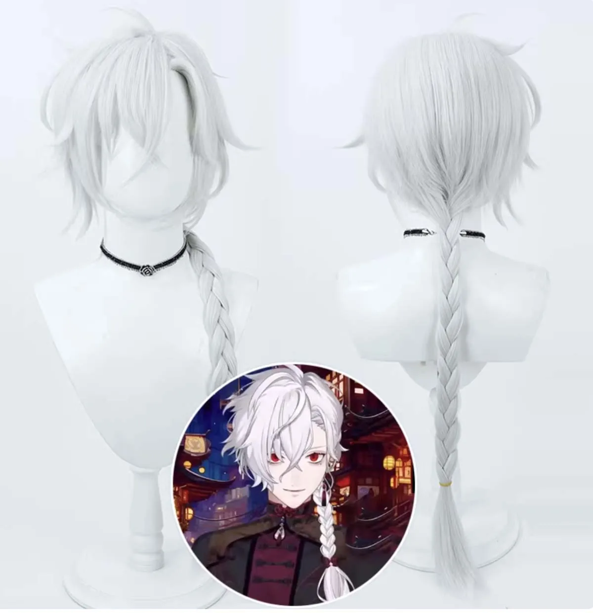 Men Anime Virtual Youtuber Kuzuha Long Wig
