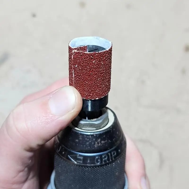 HOT.3Pc Screwdriver Grinding Head Drill Sanding Attachment With Wear Resistant Abrasive Pad For Woodworking Metal Grinding DIY