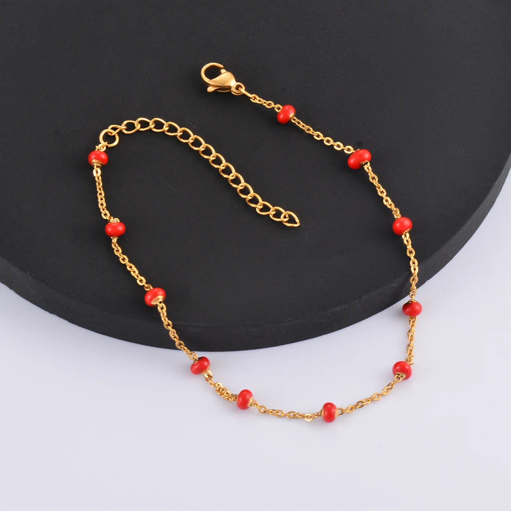 Women's Gold Plated Stainless Steel Chain Bracelet