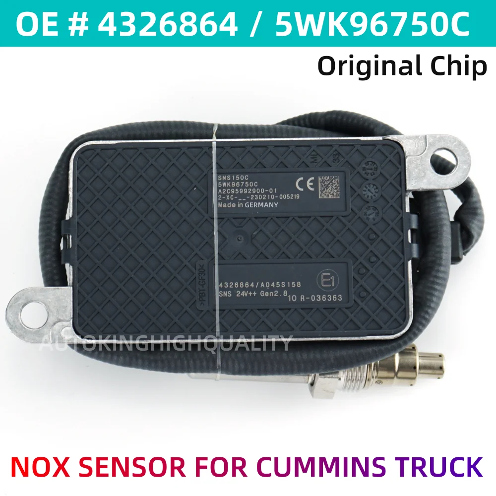 

High Quality forNGK Probe 4326864 5WK96750C A2C95992900 Original New Nitrogen Oxide Sensor NOX Sensor For Cummins Engine