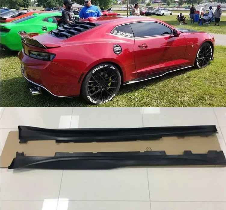 

Для Chevrolet Camaro ZL1 2016-2021 Высокое качество PP материал бампер для губ диффузор боковая юбка разветвители крышка багажника комплект кузова