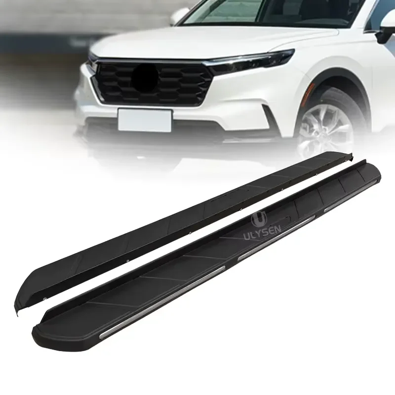 for 2023 Honda CR-V Fixed Side Step Rails Exterior Footboards Door Nerf Bar Running Boards