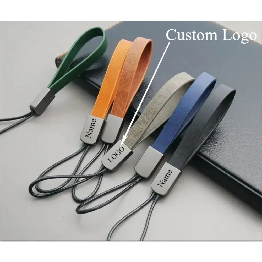 

Модный автомобильный брелок для ключей, цепочка для сумки, подвеска из цинкового сплава, веревочный брелок, индивидуальный логотип, имя, простота, брелок с пряжкой, подарок