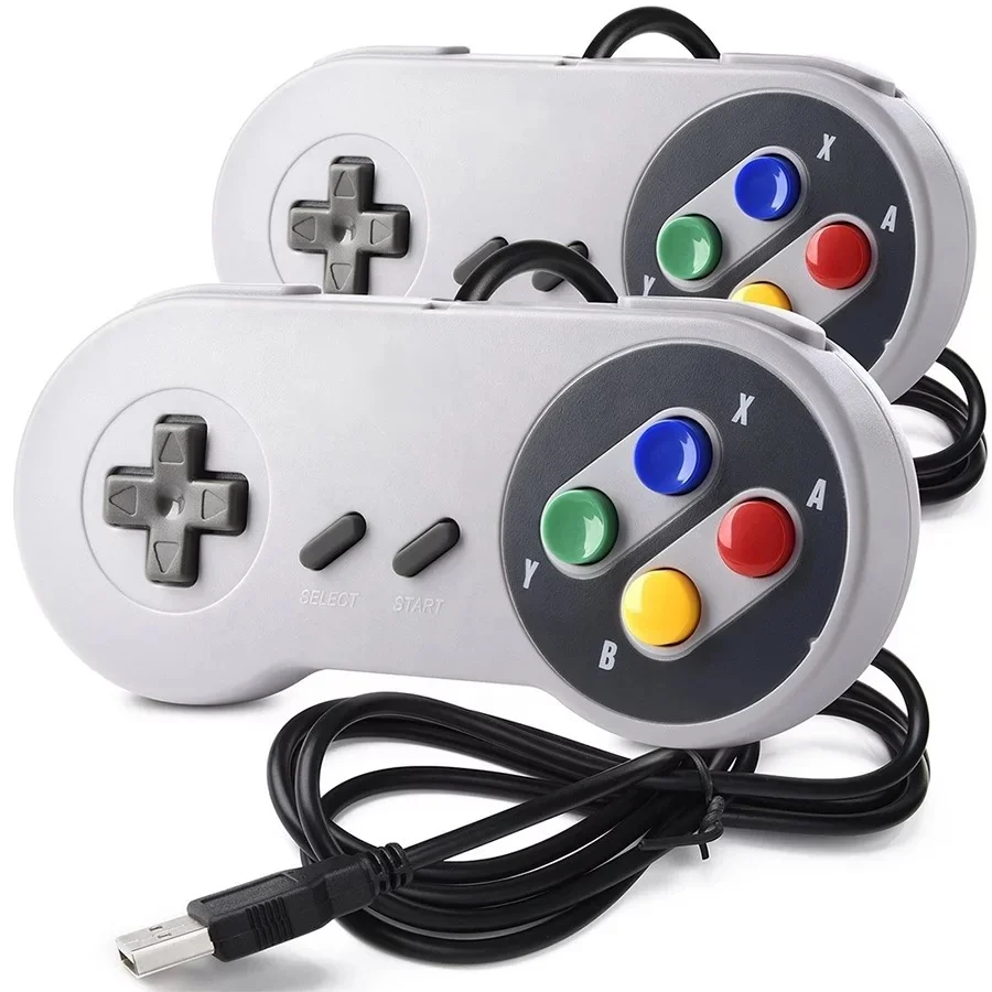 Controle Super Snes Usb Para Pc, Notebook Video Games Retro