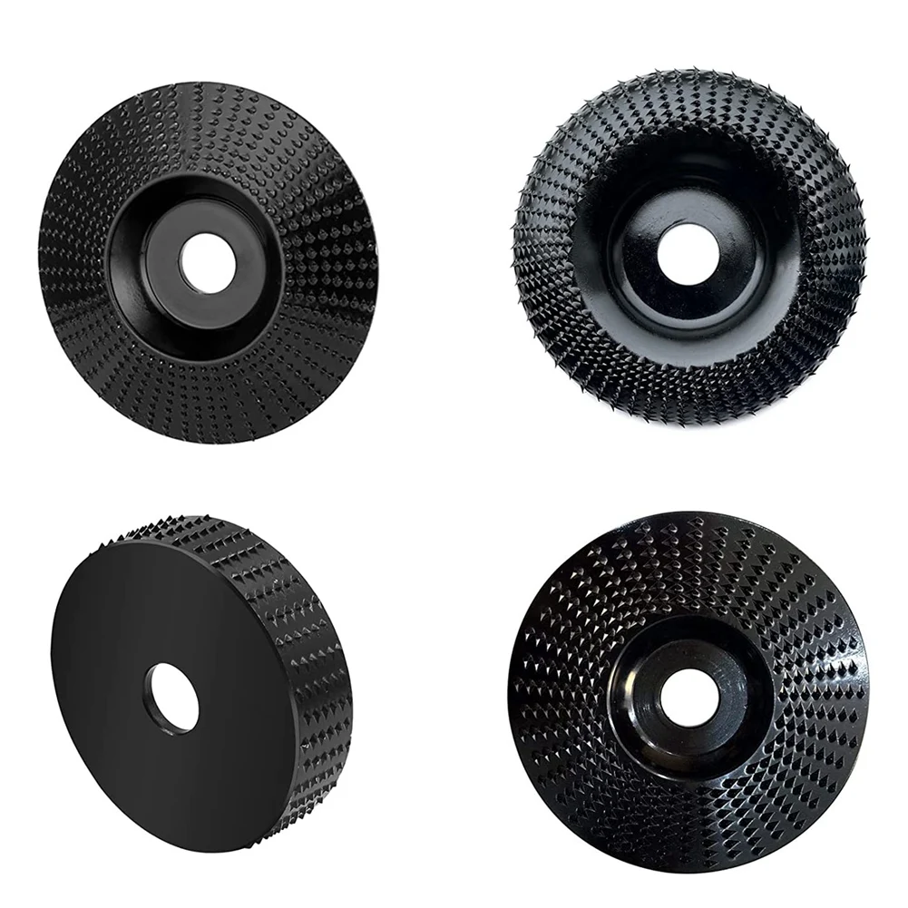 

4 Pieces Wood Grinding Shaping Disk, Grinder Wheel Disc Wood Shaping Wheel for Angle Grinders with 5/8 inch 16mm Arbor