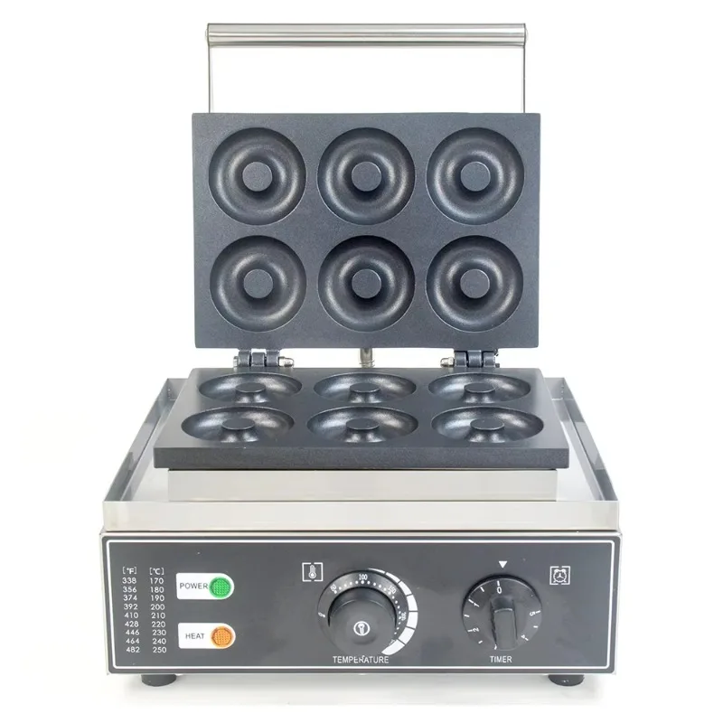 

Промышленная коммерческая вафельница, двухсторонняя машина с 6 отверстиями, вафельница с улыбкой на лице