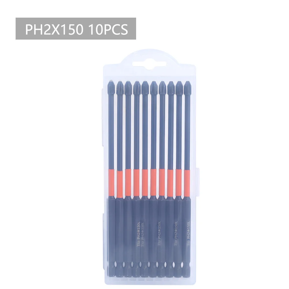 PH2 Magnetic Impact Phillips Screwdriver Bit Set Hex Shank Cross Driver Bit for Power Tools
