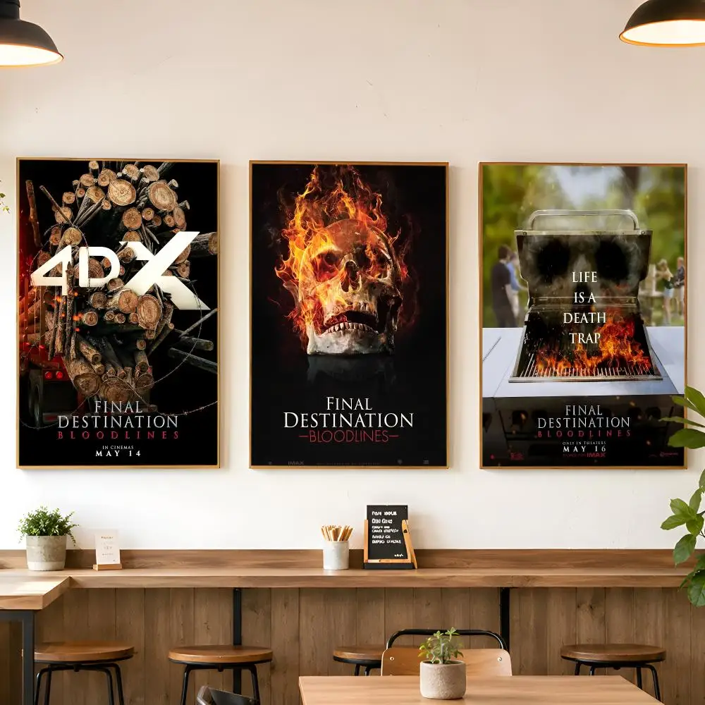 Movie F-Final Destination B-Bloodlines Poster Matte Wall Peel And Stick Decor Bedroom Living Room Office Dorm Home