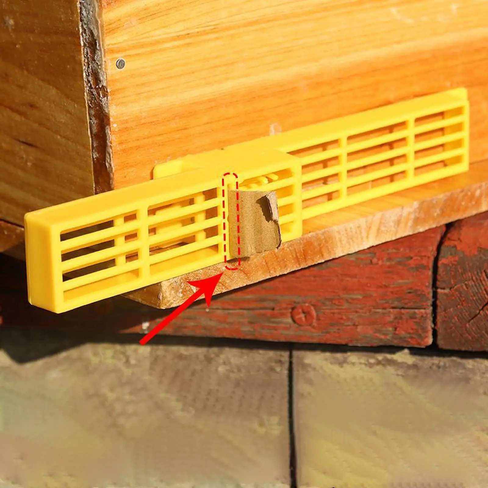 Automatic Bee Separator Easy Installation Sturdy Portable Automatic Bee Swarm Controller for Yard Farm Garden Patio Entrance